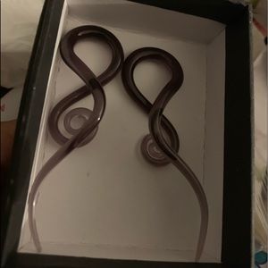 Beautiful purple glass gauges!!